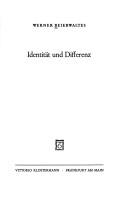 Cover for Identität und Differenz