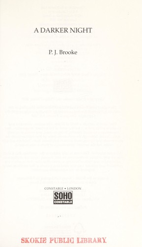 Cover for A darker night