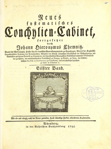 Cover for Neues systematisches Conchylien-Cabinet