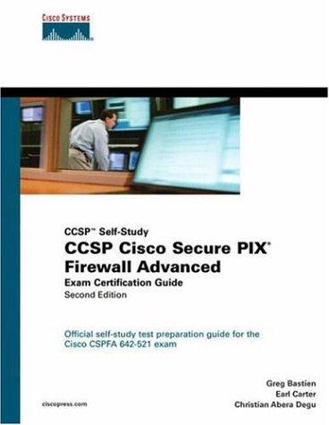 Cover for CCSP Cisco Secure PIX Firewall Advanced Exam Certification Guide (CCSP Self-Study) (2nd Edition) (CCSP Self-study)