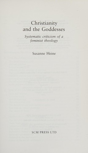 Cover for Christianity and the Goddesses