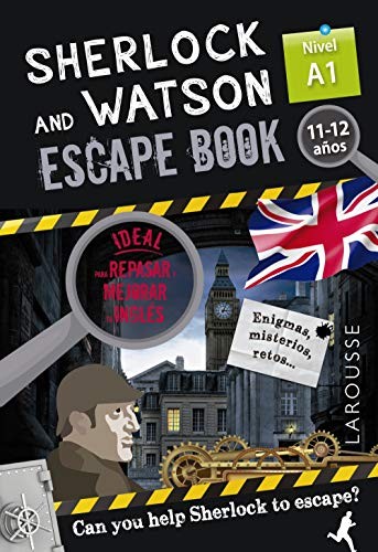 Cover for Sherlock & Watson. Escape book para repasar inglés. 11-12 años