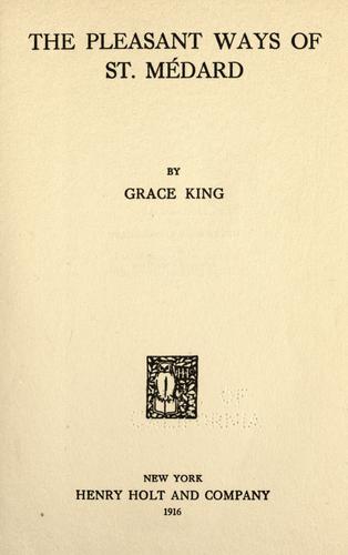 Cover for The pleasant ways of St. Médard
