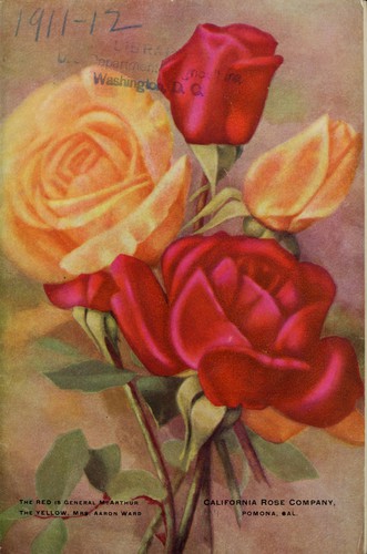 Cover for Illustrated and descriptive catalogue of field-grown roses