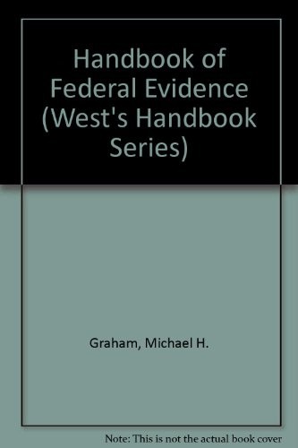 Cover for Handbook of federal evidence