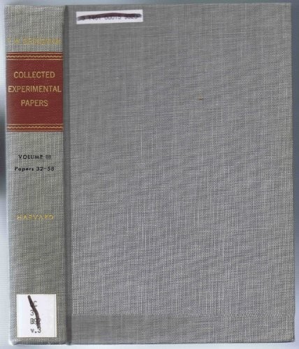 Cover for Collected Experimental Papers