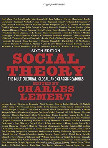 Cover for Social Theory