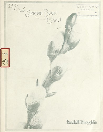 Cover for The spring book 1920