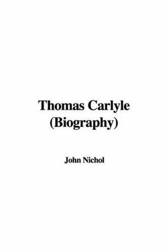 Cover for Thomas Carlyle (Biography)