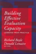 Cover for Building effective evaluation capacity