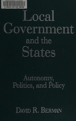 Cover for Local governments and the states