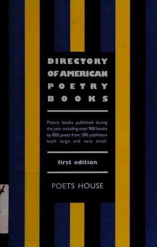 Cover for Directory of American poetry books