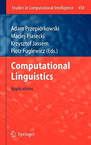 Cover for Computational Linguistics
