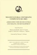 Cover for Multicultural Counseling Competencies 2003