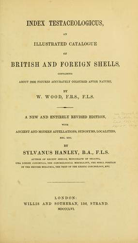 Cover for Index testaceologicus
