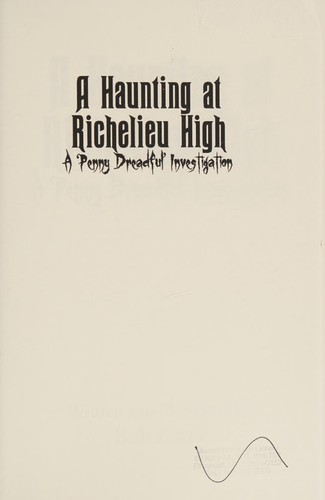 Cover for Haunting at Richelieu High