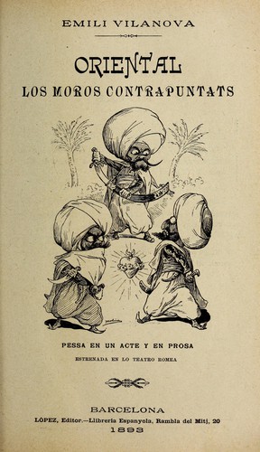 Cover for Oriental, los moros contrapuntats