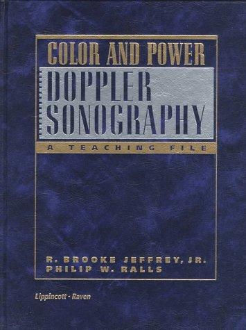 Cover for Color and power doppler sonography
