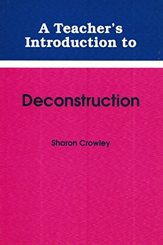 Cover for A teacher's introduction to deconstruction