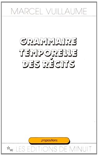 Cover for Grammaire temporelle des récits