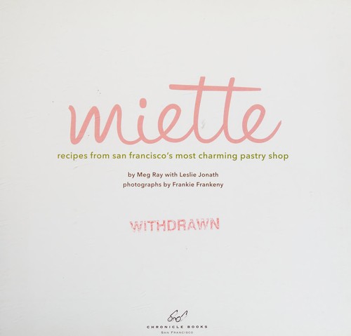 Cover for Miette