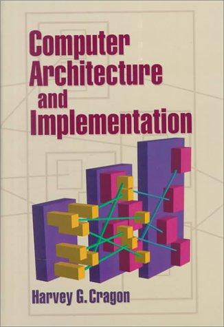 Cover for Computer Architecture and Implementation