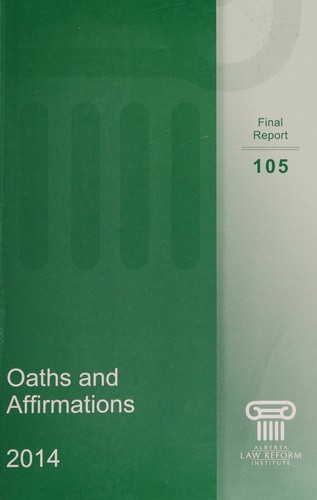 Cover for Oaths and affirmations