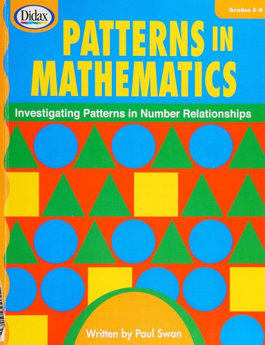 Cover for Patterns in mathematics