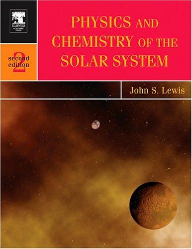 Cover for Physics and chemistry of the solar system
