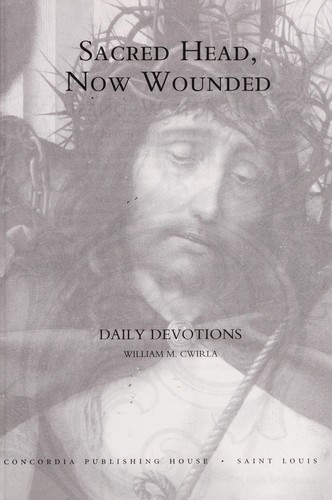 Cover for Sacred head, now wounded