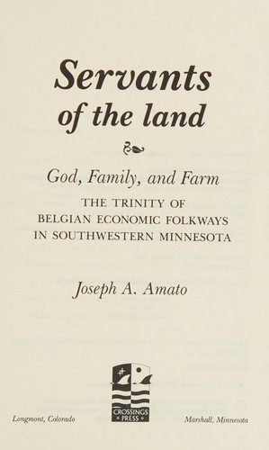 Cover for Servants of the land