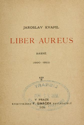 Cover for Liber aureus