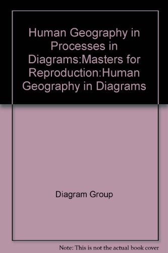 Cover for Human geography in diagrams
