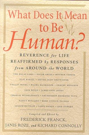 Cover for What Does It Mean to Be Human?