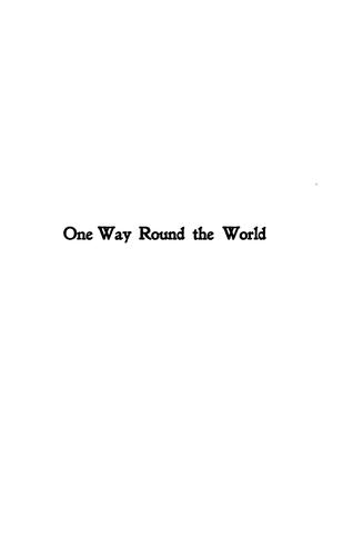Cover for One Way Round the World