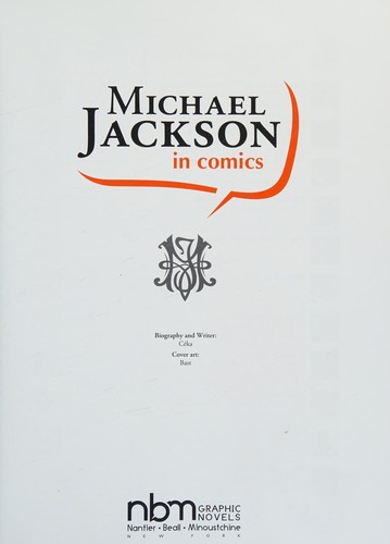 Cover for Michael Jackson in Comics!