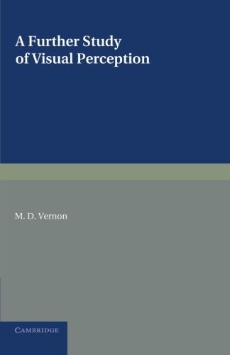 Cover for A Further Study of Visual Perception