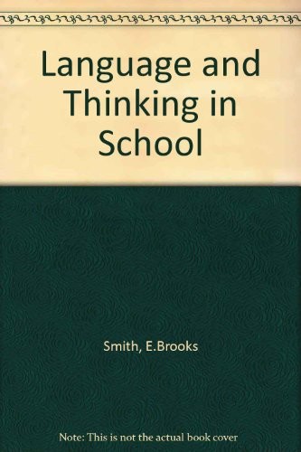 Cover for Language and thinking in school