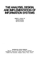 Cover for The analysis, design, and implementation of information systems