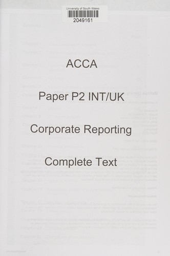 Cover for ACCA