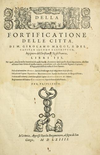 Cover for Della fortificatione delle città