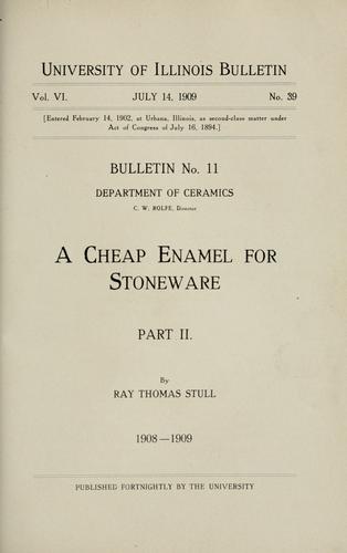 Cover for A cheap enamel for stoneware