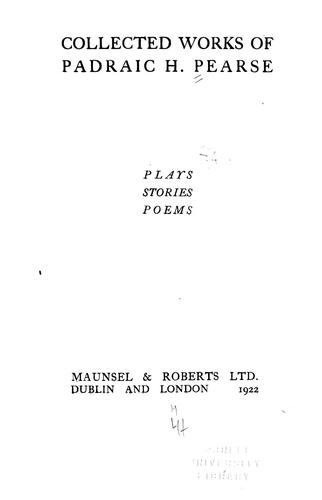 Cover for Collected works