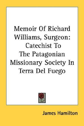 Cover for Memoir Of Richard Williams, Surgeon