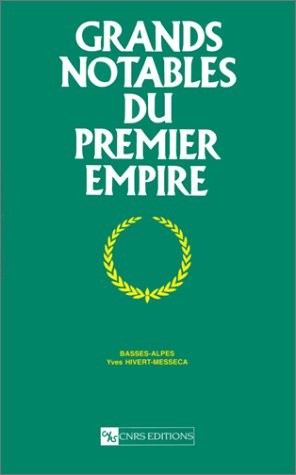 Cover for Grands notables du premier empire