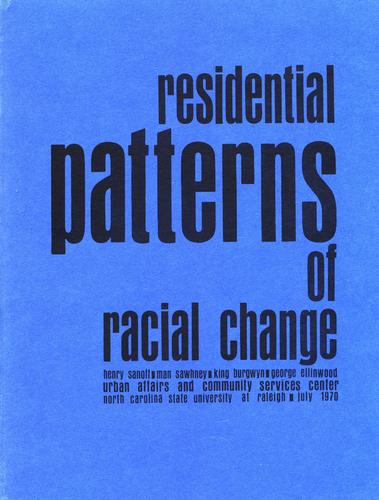 Cover for Residential Patterns of Racial Change