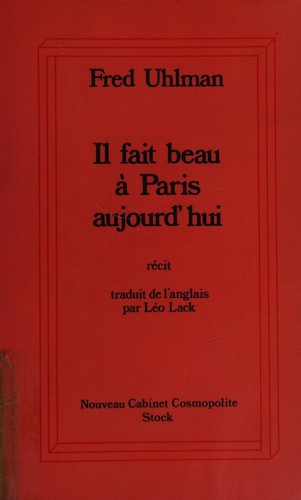 Cover for Il fait beau à Paris aujourd'hui