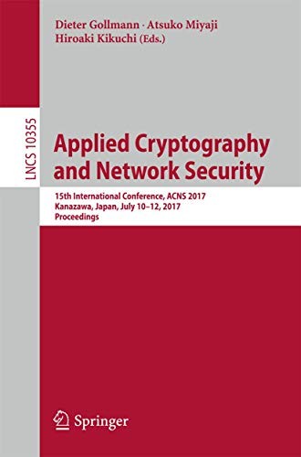 Cover for Applied Cryptography and Network Security