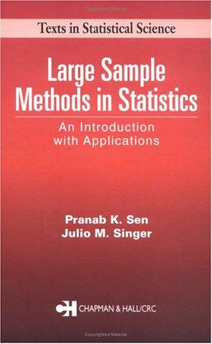 Cover for Large sample methods in statistics