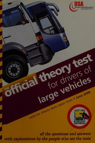 Cover for The official theory test for drivers of large vehicles
